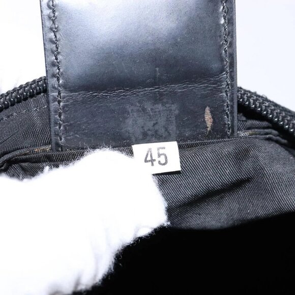 PRADA Shoulder Bag Nylon Black Silver Auth - Picture 13 of 15
